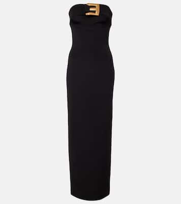 Belted jersey gown | Balmain