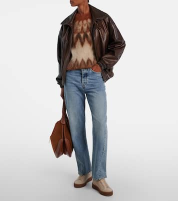 Sneakers Lucerne in suede con shearling | Bogner