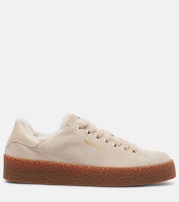 Sneakers Lucerne in suede con shearling | Bogner