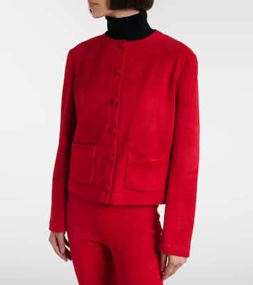 Jacke Gabrielle aus Veloursleder | Stouls