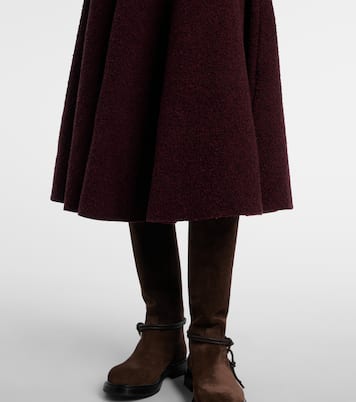 Knot knitted midi skirt | Bottega Veneta