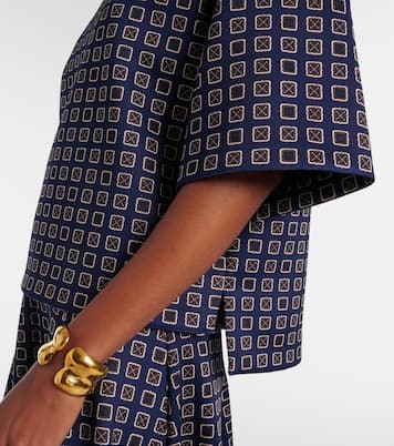 Notizia printed jersey top | Max Mara