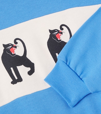 Printed cotton jersey sweatshirt | Mini Rodini