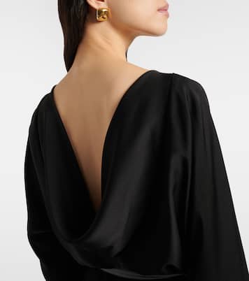 Draped satin gown | Max Mara