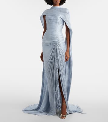 Tatiana pleated corset gown | Marmar Halim