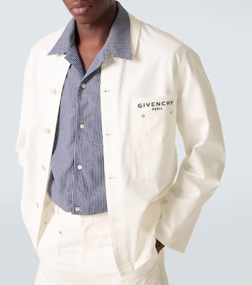 Logo cotton canvas jacket | Givenchy