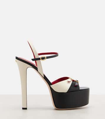 Crasher leather platform sandals | Valentino Garavani