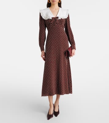 Midikleid aus Seide | Alessandra Rich