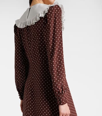 Midikleid aus Seide | Alessandra Rich