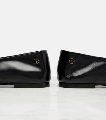 Ballerinas Sao aus Leder | Saint Laurent