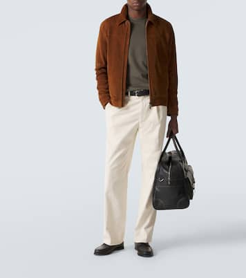 Suede blouson jacket | Brioni
