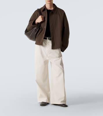 Cotton and linen Henley shirt | Lemaire