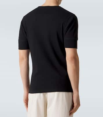 Cotton and linen Henley shirt | Lemaire