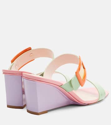 Wedge-Sandalen Belle Vivier 60 aus Lackleder | Roger Vivier