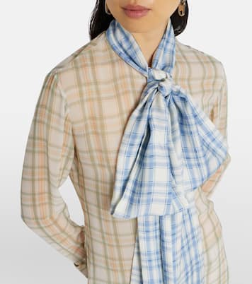 Schluppenbluse aus Seide | Acne Studios