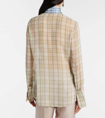 Schluppenbluse aus Seide | Acne Studios
