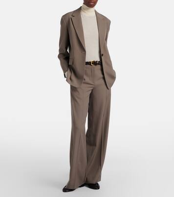 Dender wool wide-leg pants | The Row