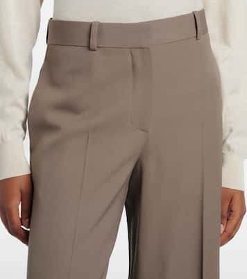 Dender wool wide-leg pants | The Row