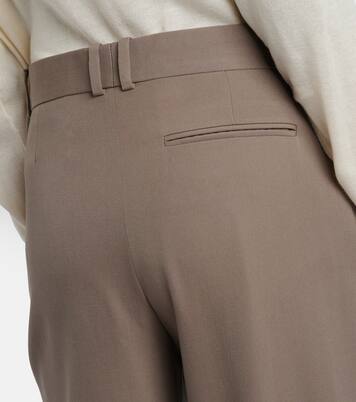 Dender wool wide-leg pants | The Row