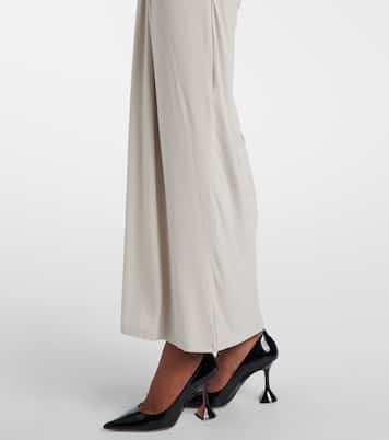 Draped gathered maxi dress | Entire Studios