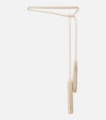 Cintura in pelle con nappine | Nour Hammour