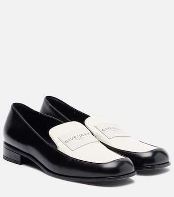 Label leather loafers | Givenchy