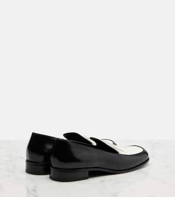 Label leather loafers | Givenchy