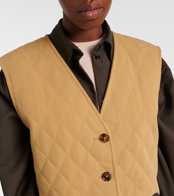 Suffolk 퀼팅 코튼 베스트 | Blazé Milano