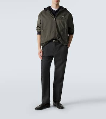 Veste réversible en Re-Nylon et cuir | Prada