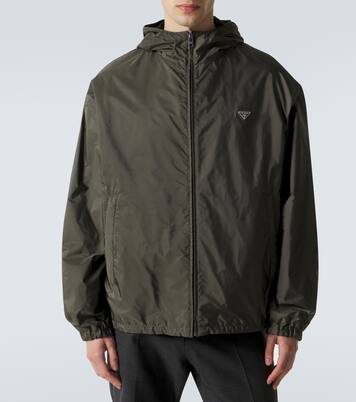Veste réversible en Re-Nylon et cuir | Prada