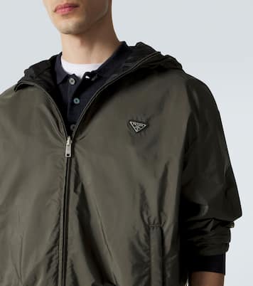 Veste réversible en Re-Nylon et cuir | Prada