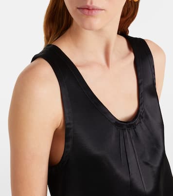 Cassandre 새틴 탑 | Saint Laurent