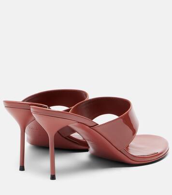 Lidia patent leather thong sandals | Paris Texas