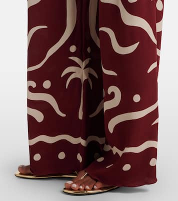 Toya printed wide-leg pants | Cala de la Cruz