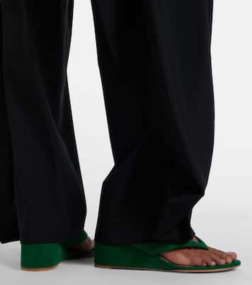 Sandalias con plataforma de ante | Gianvito Rossi