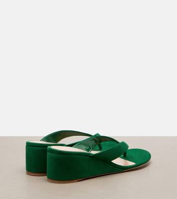 Sandalias con plataforma de ante | Gianvito Rossi