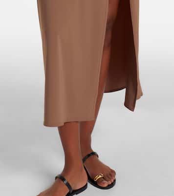 Tess floral-appliqué beach cover-up | Karla Colletto