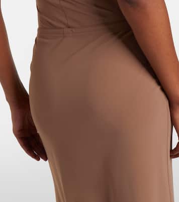 Tess floral-appliqué beach cover-up | Karla Colletto