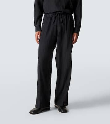 Julian linen and cotton straight pants | Umit Benan