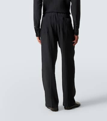 Julian linen and cotton straight pants | Umit Benan