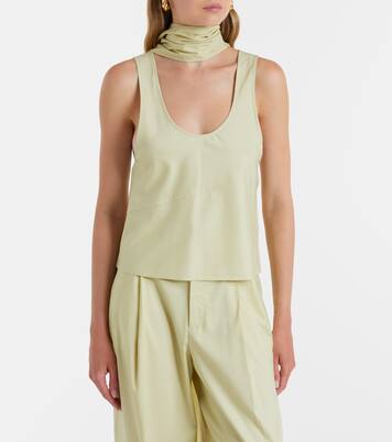 Olena scarf-detail top | Aya Muse