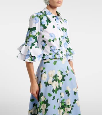 Bedrucktes Hemd aus Jersey | Carolina Herrera