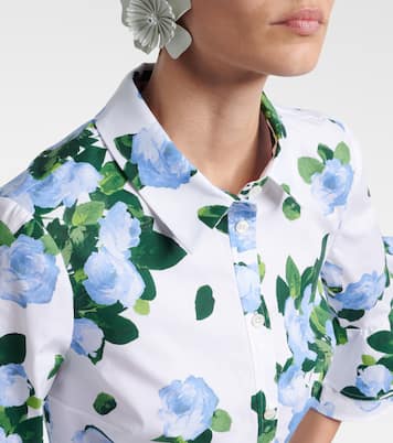 Bedrucktes Hemd aus Jersey | Carolina Herrera