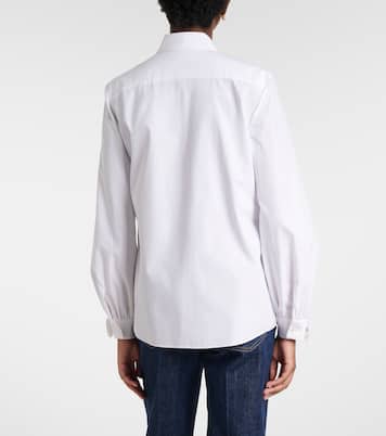 Bow-detail cotton poplin shirt | Valentino