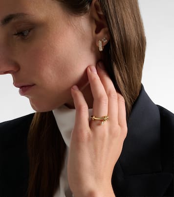 Ring Pia aus Sterlingsilber mit 18kt Gelbgold und Diamant | Spinelli Kilcollin