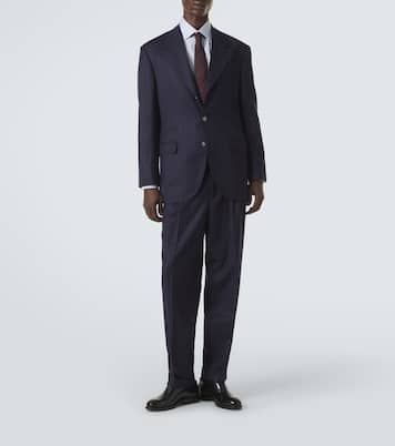Pinstripe virgin wool suit | Brunello Cucinelli