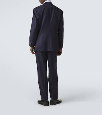 Pinstripe virgin wool suit | Brunello Cucinelli