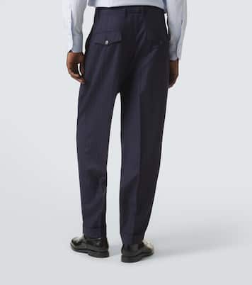 Pinstripe virgin wool suit | Brunello Cucinelli