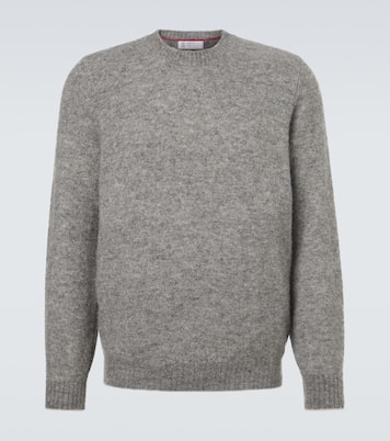 Alpaca, cashmere, and wool-blend sweater | Brunello Cucinelli