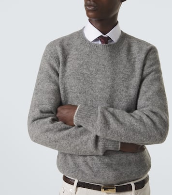Alpaca, cashmere, and wool-blend sweater | Brunello Cucinelli
